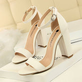 Just The Basics Platform Block Heels Newgew